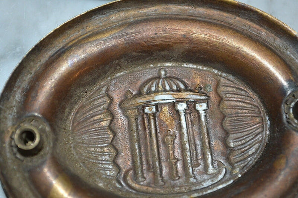 Antique Brass Drawer Pulls Set of 4 Hepplewhite Federal Style Monuments