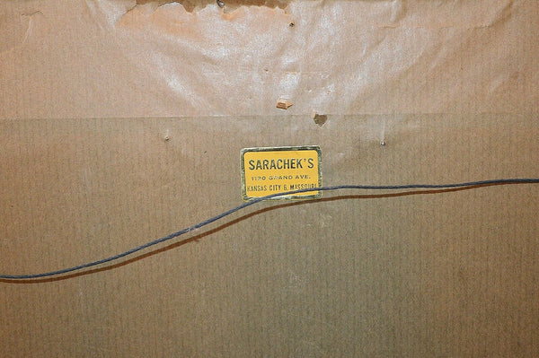 Antique Gilt Framed Lithograph Art Victorian Children Boy Girl Landscape Fishing