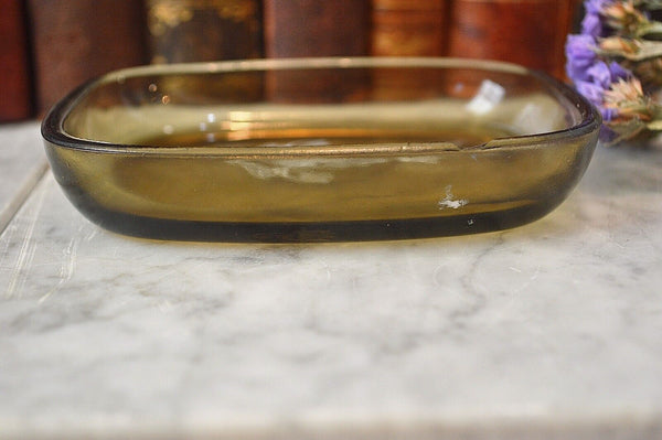 Vintage French Hotel Ritz Paris Opalex Glass Ashtray Trinket Dish Rare