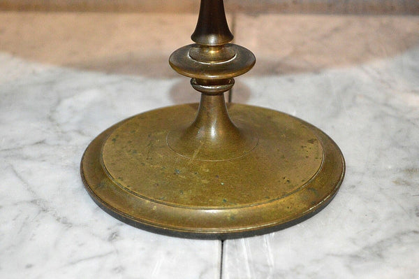 Antique French Bronze Tazza Neoclassical Pedestal Stand Figural Female Handles