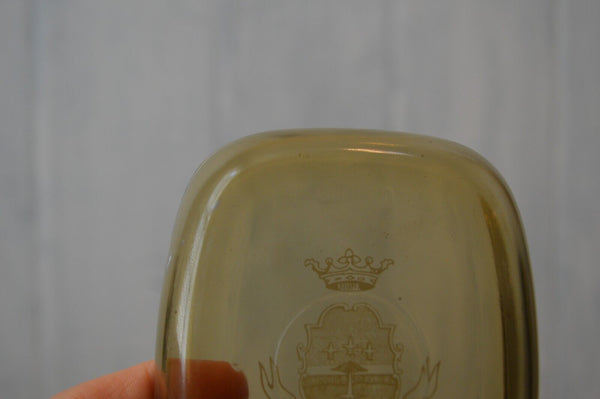 Vintage French Hotel Ritz Paris Opalex Glass Ashtray Trinket Dish Rare