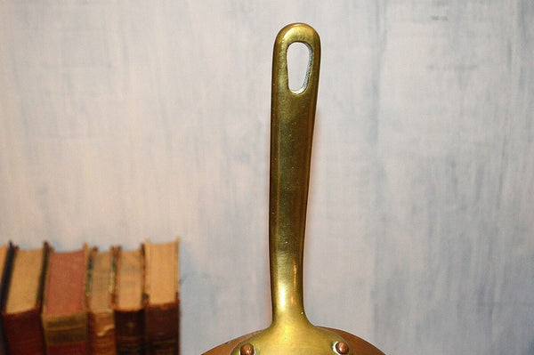 Antique French Copper E. Dehillerin Oval Frying Fish Saute Pan Stamped Paris