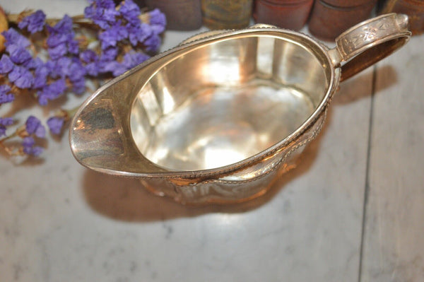 Antique Victorian 1864 Sterling Robert Harper Cream Pitcher Manoah Rhodes & Son