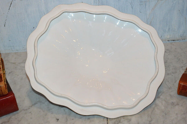 Herend Rothschild Bird Blue Border Tureen With Bird Fishscale 1055