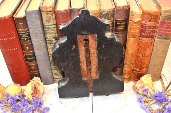 Antique German Black Forest Pediment Architectural Finial Topper Carved Wood