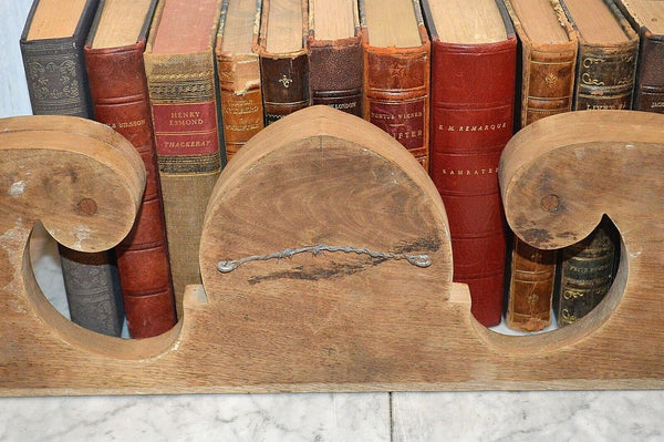 Antique Pediment Carved Wood Scrolled Shell Design Large Architectural Piece