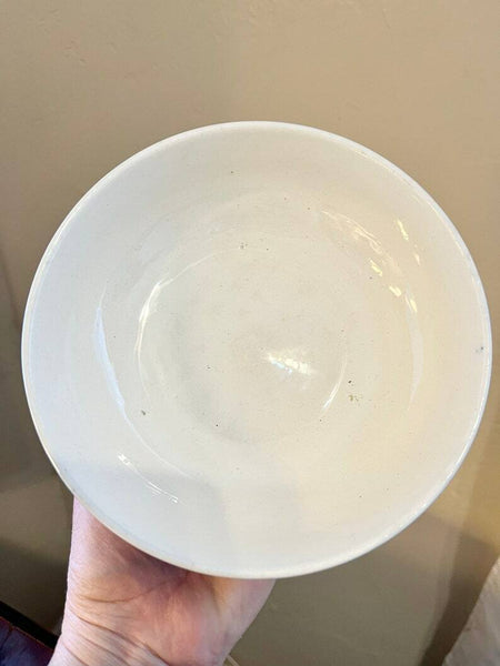 Antique English Transferware Blue Willow Drain Soap Dish Strainer Bowl