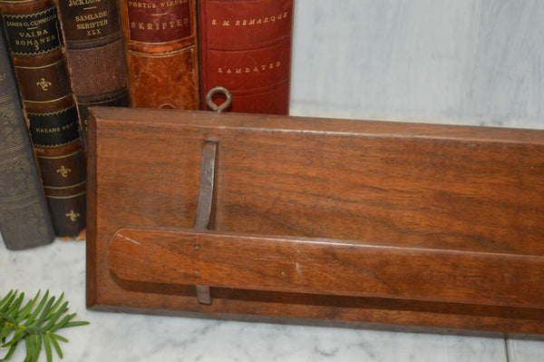 Antique Wood Towel Bar Rack French Farmhouse Kitchen Bath