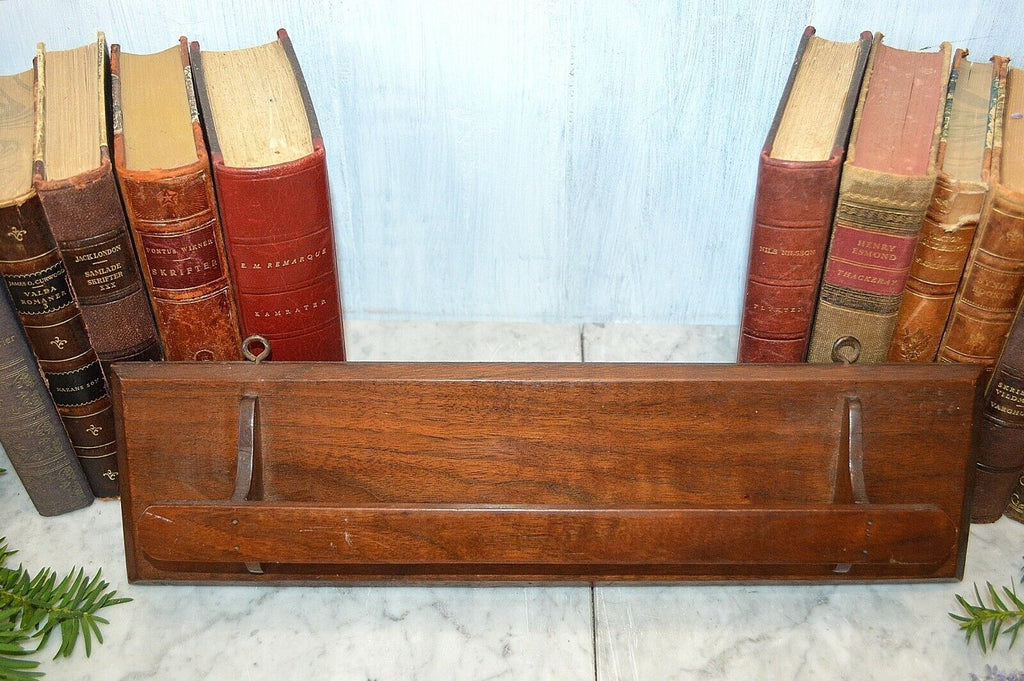 Antique Wood Towel Bar Rack French Farmhouse Kitchen Bath