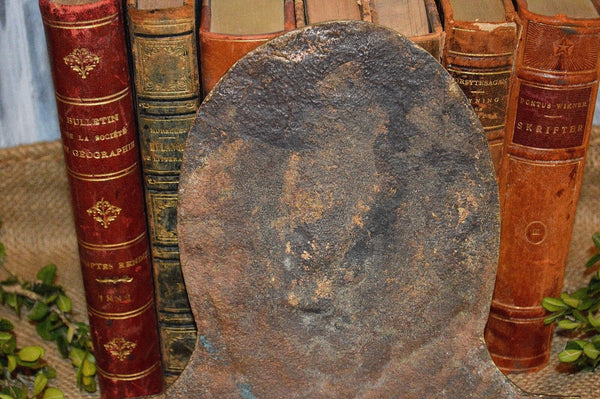 Antique Brass English Alliance Fire Mark Wall Plaque Sign Castle Design