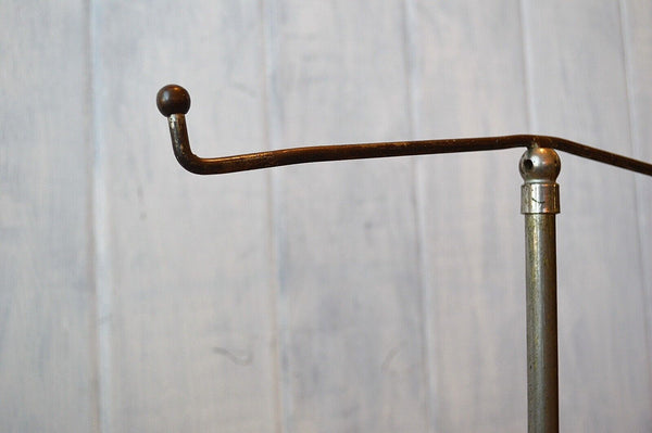 Antique Chrome Display T Stand Adjustable Hugh Lyons Co Store Shop Fixture