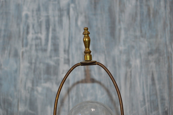 Antique Table Lamp Figural Cherubs Musical Instruments Brass 1907