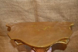 Vintage Italian Display Shelf Wood Gilded Display Wall Bracket