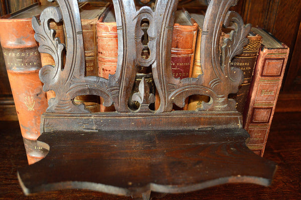 Antique Etagere French Carved Wood Console Display Shelf - Antique Flea Finds