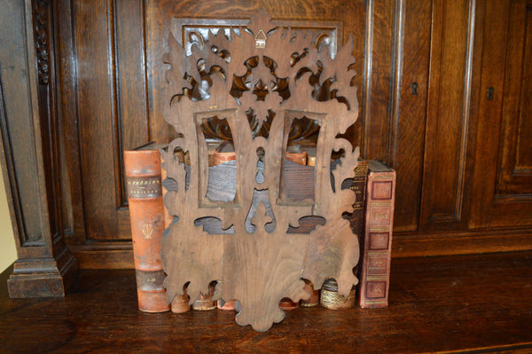 Antique Etagere French Carved Wood Console Display Shelf - Antique Flea Finds