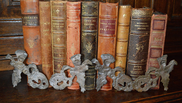 Antique Pair French Figural Mounts Renaissance Frenchman Decorations - Antique Flea Finds - 5
