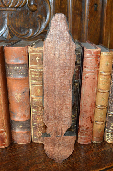 Antique German Carved Wood Caryatid Female Figure Standing On Pedestal Base - Antique Flea Finds - 5