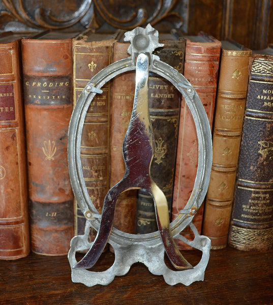 Vintage French Picture Frame Art Nouveau Roses Decorations - Antique Flea Finds - 4