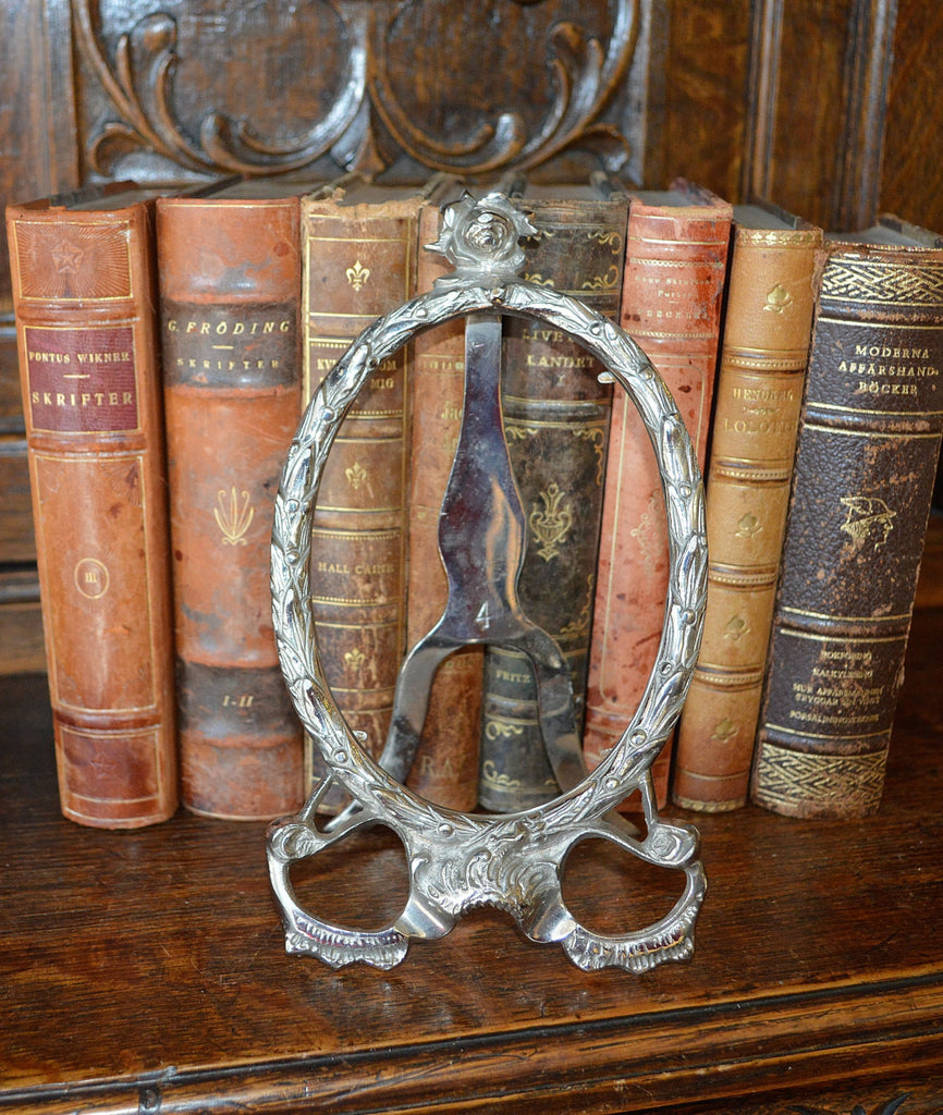 Vintage French Picture Frame Art Nouveau Roses Decorations - Antique Flea Finds - 1