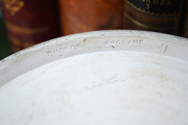 Antique Jasper Dudson England Blue Jasperware Biscuit Barrel Jar Classic Figures