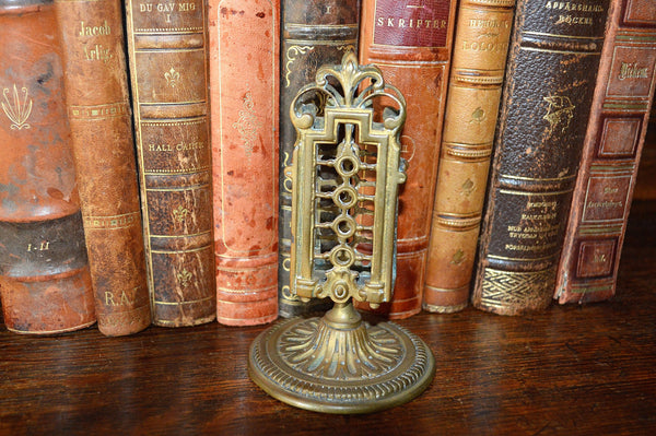 Antique French Bronze Ornate Match Safe or Letter Holder - Antique Flea Finds