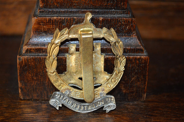 Antique Military Badge English Dorsetshire Regiment First Volunteer Battalion - Antique Flea Finds - 3